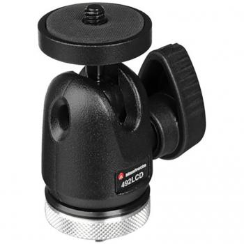 Supporto Monitor Manfrotto 492LCD Testa Sfera Mini Nera