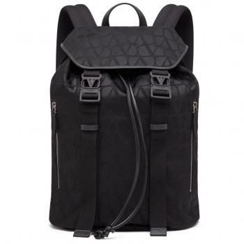 Men's Valentino Garavani Nylon Backpack in Black (3Y2B0C29CSH, Color 0NO)