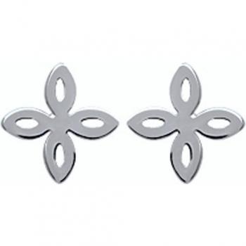 Lily's Treasures M8816 - Silver Steel Earrings