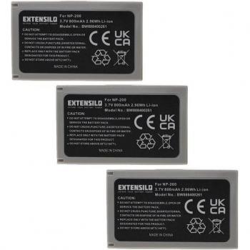 Batteria Li‑ion 3,7 V 800 mAh per Minolta Dimage X, Xg, Xi, Xt, Xt Biz