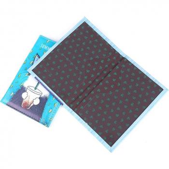 Cat Passport Cover PU Leather Travel Wallet Document Protector