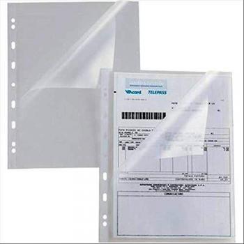 Busta a L con Perforazione Universale Atla A Sei Rota - 22x30 cm - Goffrata Alto Spessore - 662216