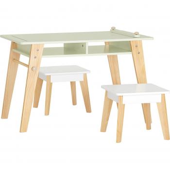 Bureau pour Enfant SoBuy KMB92-GR - Compartiments Ouverts - Vert