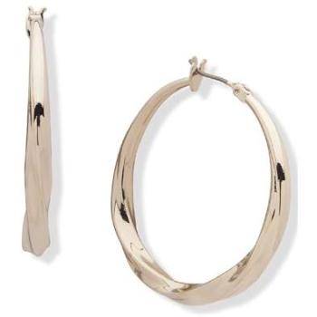 Pendientes de aro transparentes DKNY