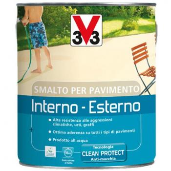 V33 - Smalto per pavimento interno e esterno lt 0,50 bianco