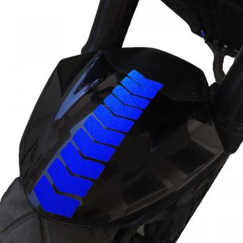 Adesivo per casco blu riflettente CinarExtreme