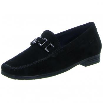 Sioux Damen-Mokassin Cambria, Schwarz