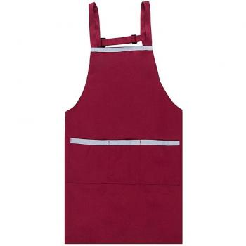 Delantal ajustable para cocina, panadería y cafetería con bolsillos