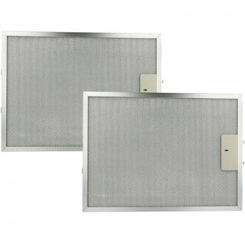 Double filtre anti‑graisse – Compatibilité Electrolux EFT 60100 W (94212270500) – Dimensions 38×28,3×0,9 cm, métal
