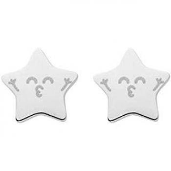 Pendientes Mr. Wonderful 8mm acero inoxidable estrella