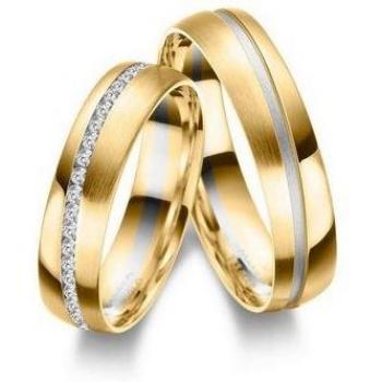 MARRYA Partnerring – Weißgold, Größe 74