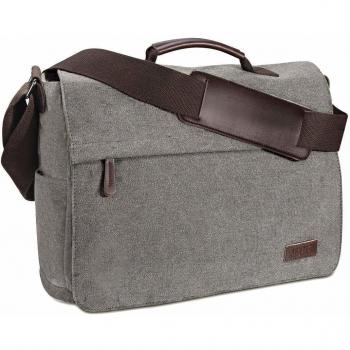Canvas-Messengerbag 15,6 für Herren – Hochwertig