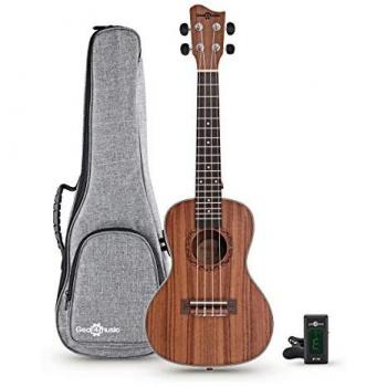Koa Concert‑Ukulele (semiakustisk) – Gear4Music‑samling