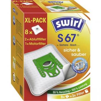 Swirl® S 67 EcoPor® XL Vorteilspack Staubsaugerbeutel