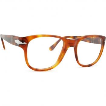 Brille Persol Po3312v col. 96 Unisex Rechteckig Braun
