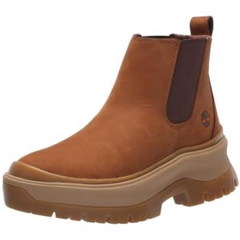 Botines Chelsea Timberland Roxie Lane para mujer en piel marrón
