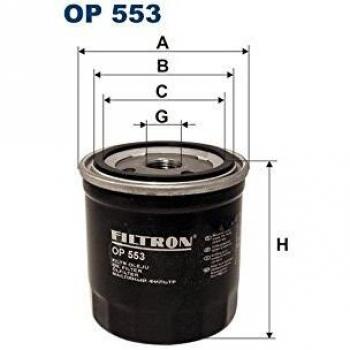 Filtron OP 553 Bloque de Motor