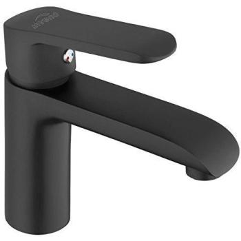 Wall-Mounted Shower Mixer Tap Single Lever Black