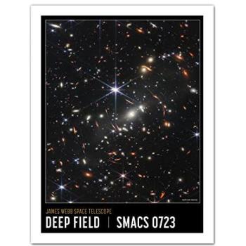James Webb Space Telescope: First Deep Field (SMACS 0723) – 18×24 White Frame