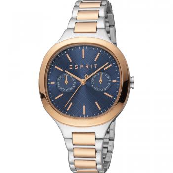 Reloj de Pulsera Esprit Oro Rosa y Gris Plata