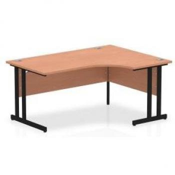 Dynamic Impulse W1600 x D8001200 x H730mm Right Hand Crescent Desk