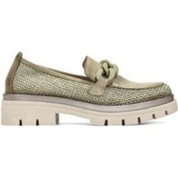 Hispanitas Mocasines de Piel Verde