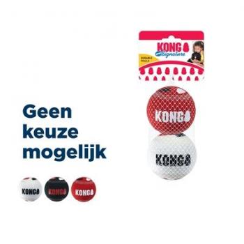 KONG SIGNATURE SPORTBÄLLE HUNDESPIELBÄLLE 2ER PACK