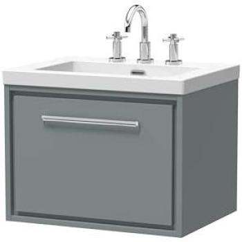 Balterley Coastal Grey 600 mm Drawer‑Style Soft‑Close Basin