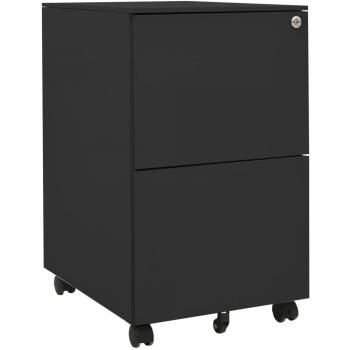VidaXL Mobile File Cabinet Anthracite 39x45x67 cm Steel