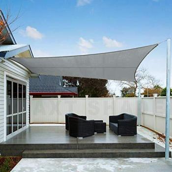 Toldo Vela Cuadrado 3 x 3 m AXT SHADE Protección UV Jardín