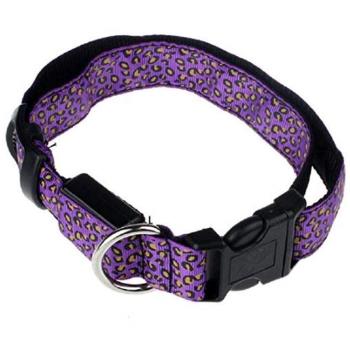 Ularma Collar de perro, luces luminiscentes, seguridad, resistente al agua de las mascotas