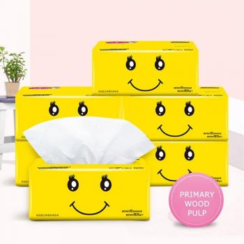 6pcs Quick Dissolve Facial Tissue Paper
