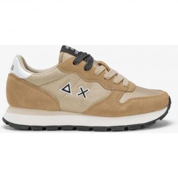 SUN68 Ally Bright Suede et Nylon - Sneakers Dorées pour Femme