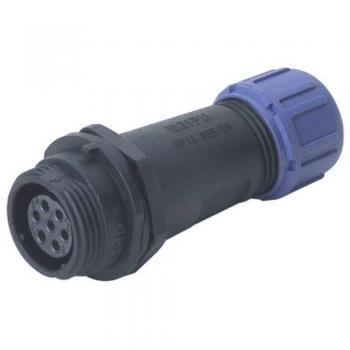 Weipu SP1311 / S 6 II Bullet Connector Socket, Straight