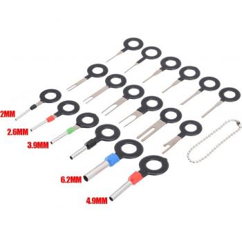 Automobile Terminal Repair Tool Kit - Electrical Wiring Crimp Connector Pin Extractor Set