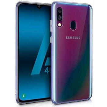 Funda de Silicona Transparente para Samsung A40