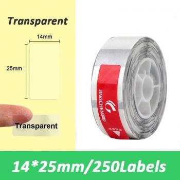 D11 Etikettenpapier transparent, reißfest und ölbeständig für Niimbot D11