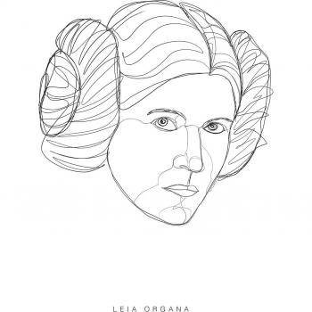 Star Wars Classic Leia Dekorationsbild