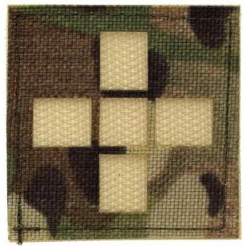 Zentauron Multicam Sand Patch Rot Kreuz groß
