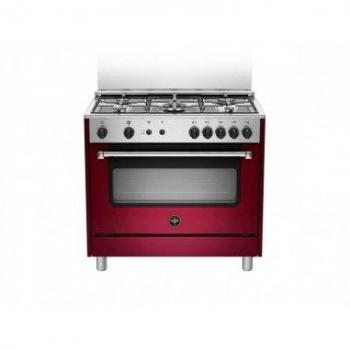 Cucina Gas Bertazzoni La Germania AMN965GVIV 5 Fuochi 90 cm Rosso