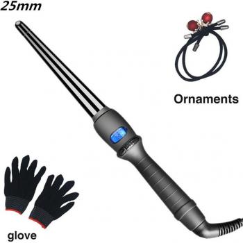 Professioneller elektrische Lasso-Haarlockenstab mit LCD-Steuerung