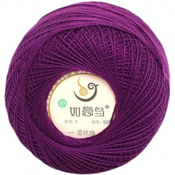50g Candy Color Hand-Woven Silk Lace Yarn - Thin DIY Cotton Thread