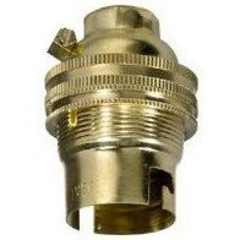 Douille Culot B22 Simple Bague Métallique
