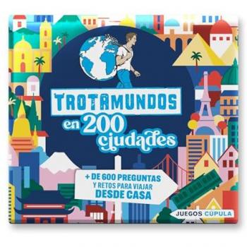 JUEGO DE MESA TROTAMUNDOS EN 200 CIUDADES 600 PREGUNTAS PARA VIAJAR DESDE CASA