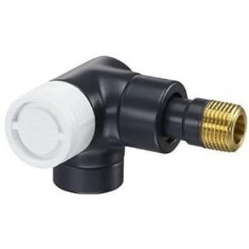 Valvola Sx ½ Inox Nero con Angolo