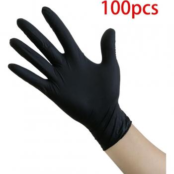 Food Service Disposable Nitrile Gloves - 100 pcs