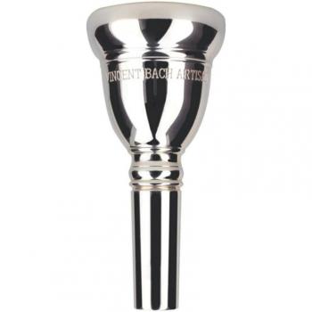 Boquilla trasera para trombón bajo Artisan 1G, superficie plateada