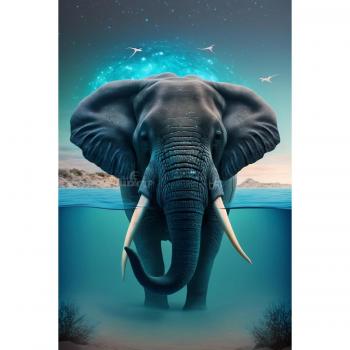 Puzzle Elephants Lumineux 500 pièces