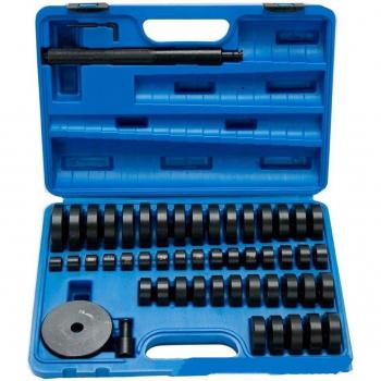 Kit Profesional de Prensa y Disco para Sellos de Cojinetes Buje (18‑74 mm) – 52 Piezas