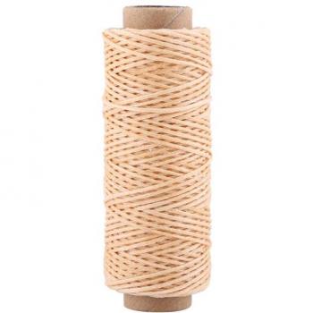 50M 150D 1mm Flat Waxed Leather Thread